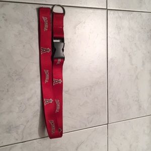 Angel Baseball Lanyard